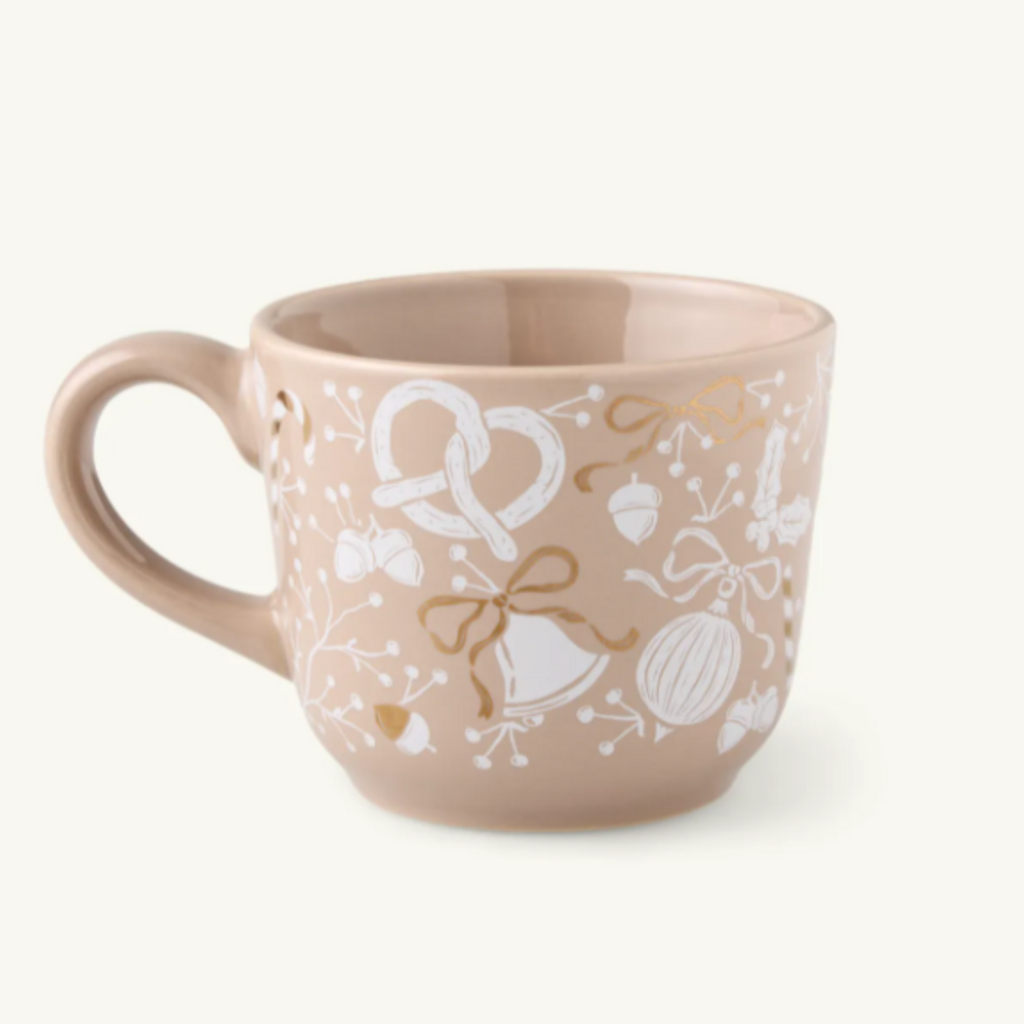 Mug en grès – Warm Grey – Ø 9 × 8 cm