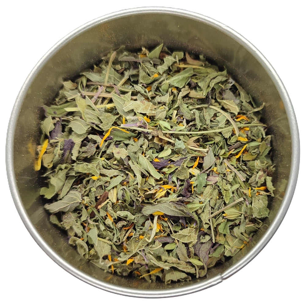 Tisane Jeune Maman Bio : menthe poivrée, thym citron, mélisse officinale