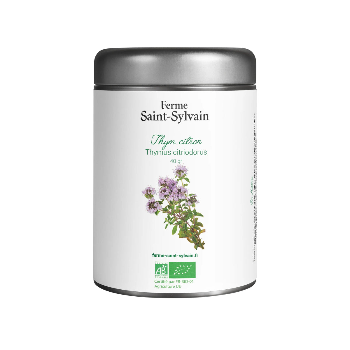 Tisane Thym Citron Bio – Infusion aromatique et fraîche - 40g