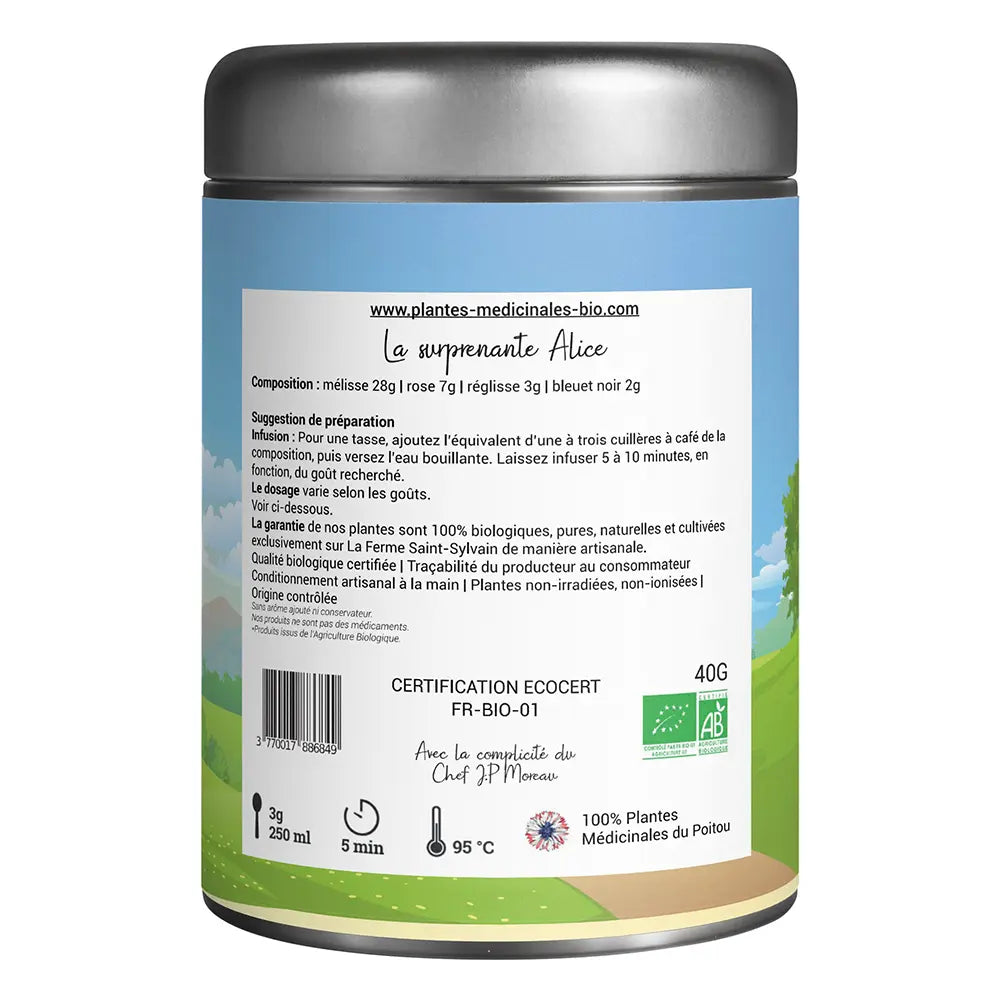 Tisane La Surprenante Alice Bio