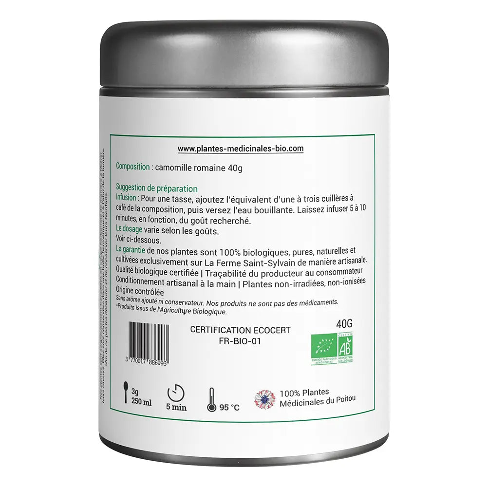 tisane Camomille Bio
