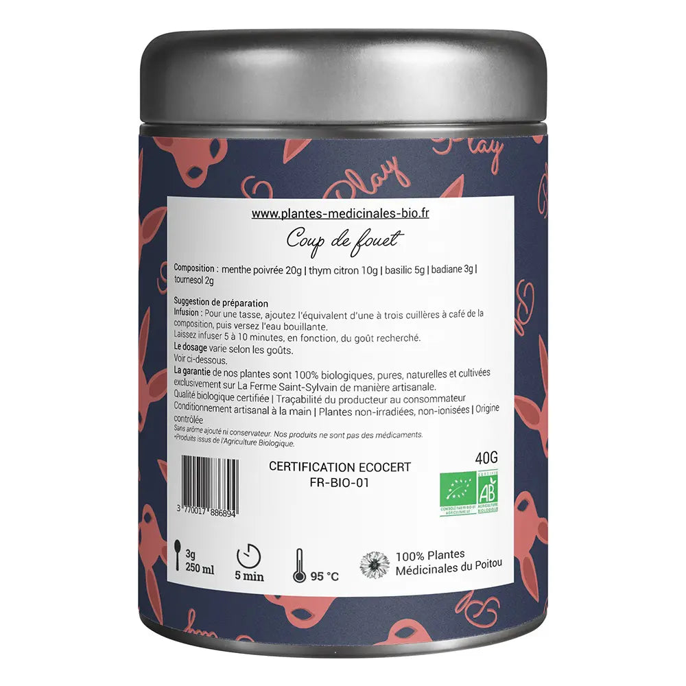Tisane Coup de fouet Bio