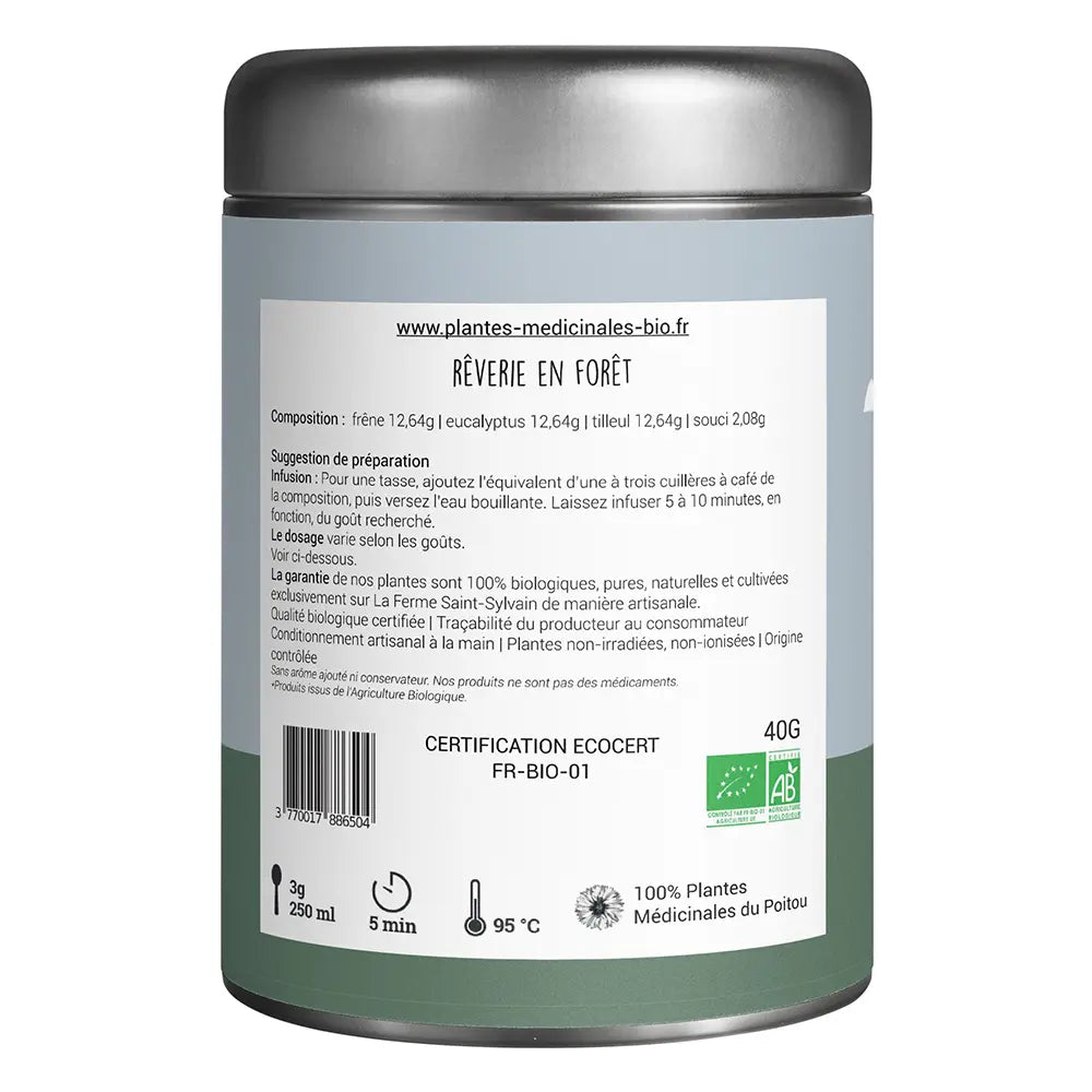 Tisane Rêverie en forêt Bio