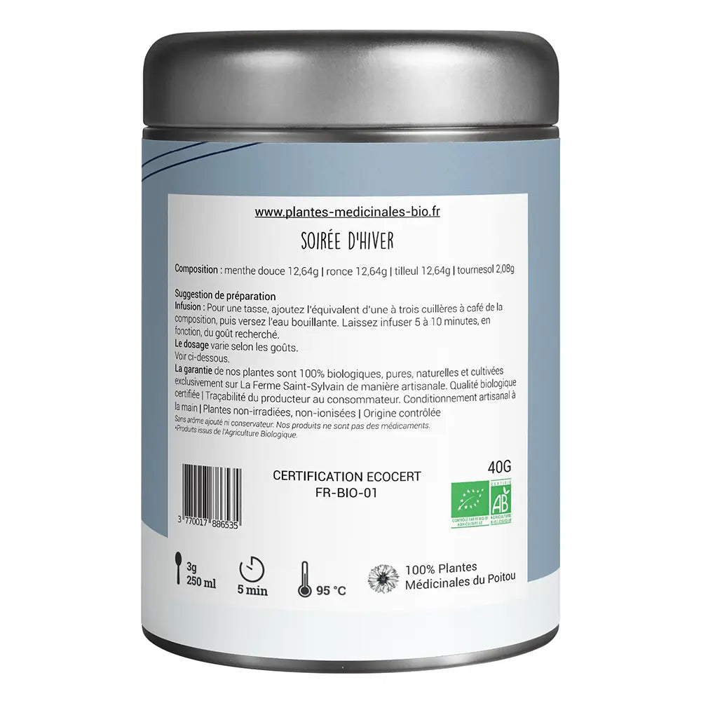infusion hiver bio réconfortante