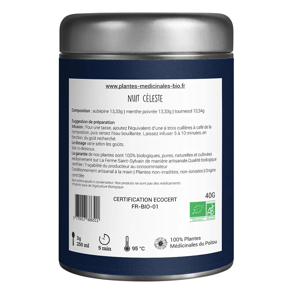 Tisane Nuit céleste Bio