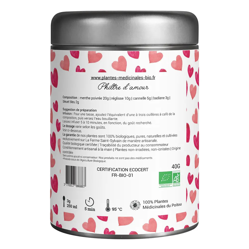 Tisane Philtre d'amour Bio