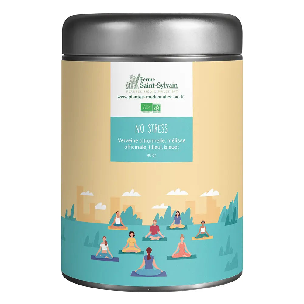 Tisane No stress Bio : verveine, mélisse officinale, tilleul