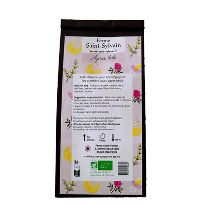 Tisane Après bébé bio - Sachet 40g