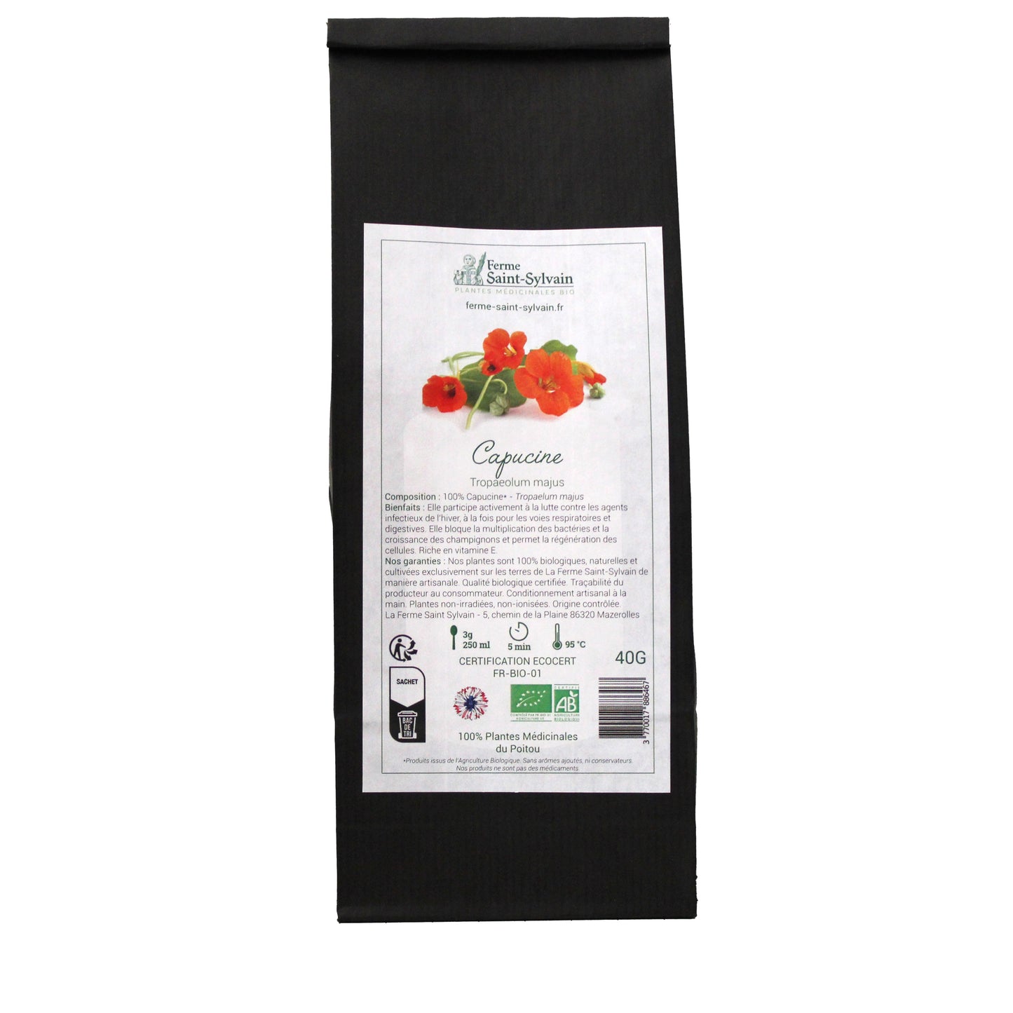 tisane de capucine bio en vrac
