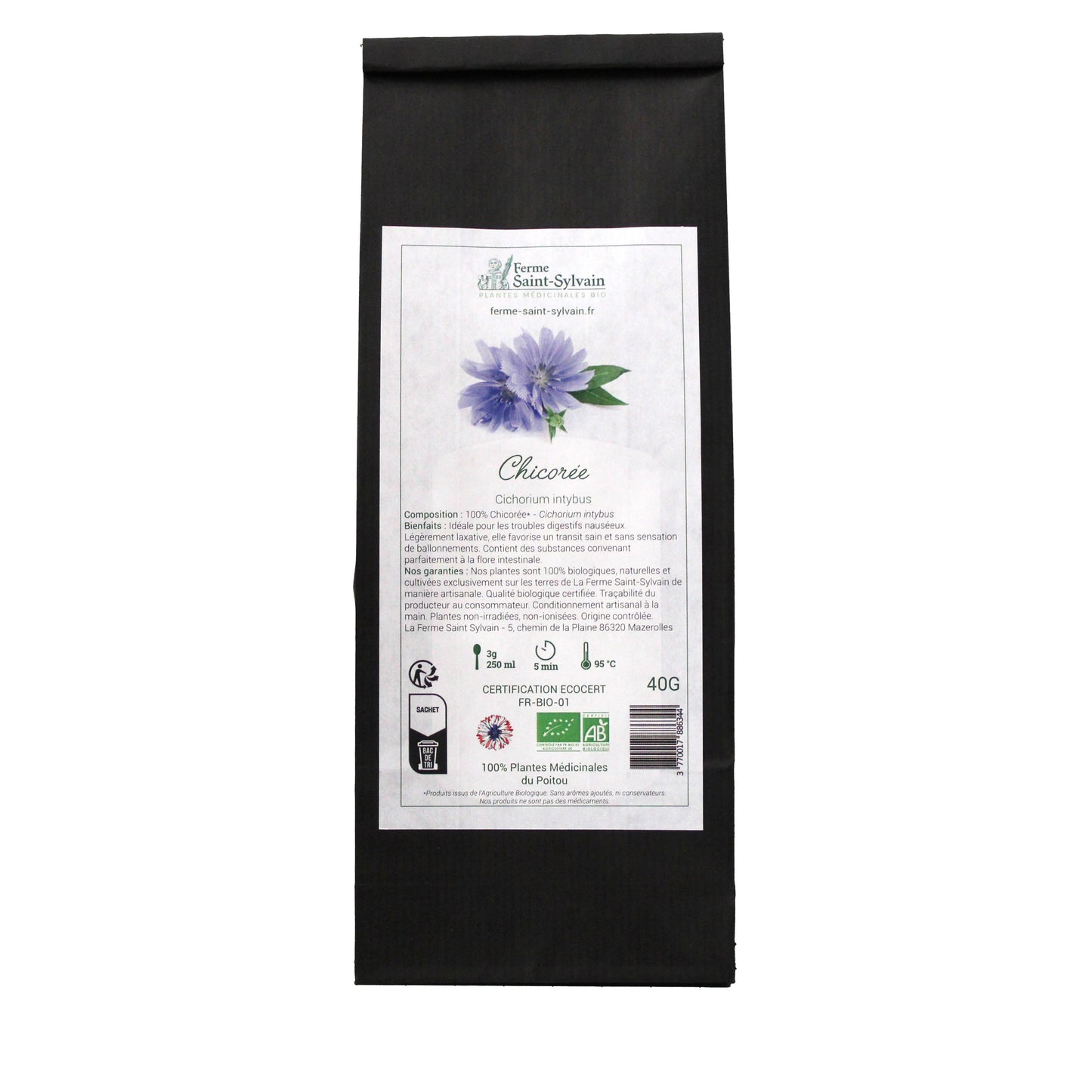 Chicorée feuille Tisane Bio séchée