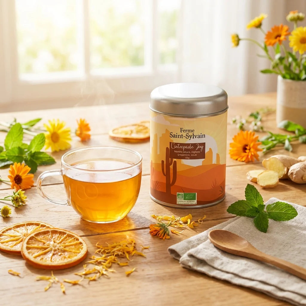 Tisane L’Intrépide Joy Bio – Infusion aux arômes frais et épicés