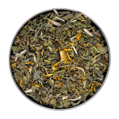 Tisane Merry Christmas Bio : thym citron, sauge officinale, orange déshydratée, cannelle