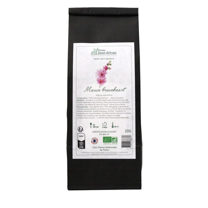 Tisane de Mauve Bio - Fleurs entières