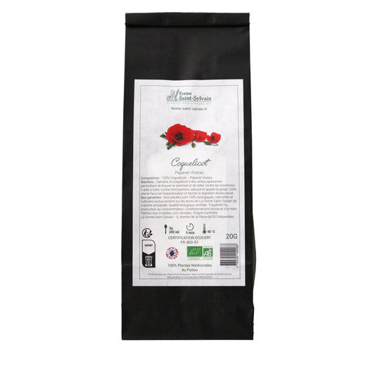 tisane coquelicot bio en vrac
