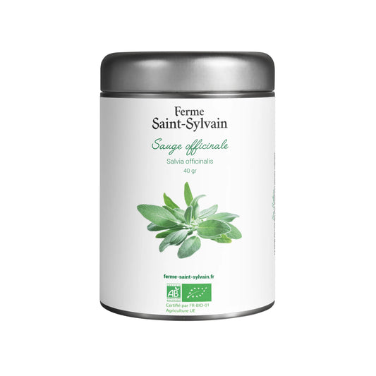 Tisane Sauge Bio – Infusion bio aromatique aux feuilles de sauge - Boîte 40g