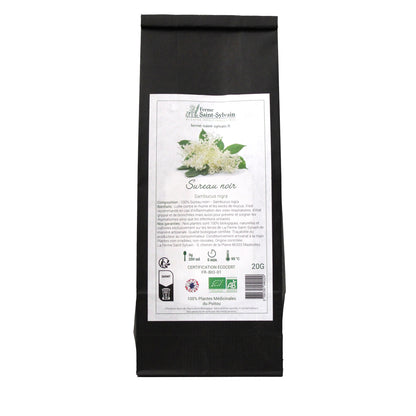 Tisane de Sureau noir bio - Fleurs entières
