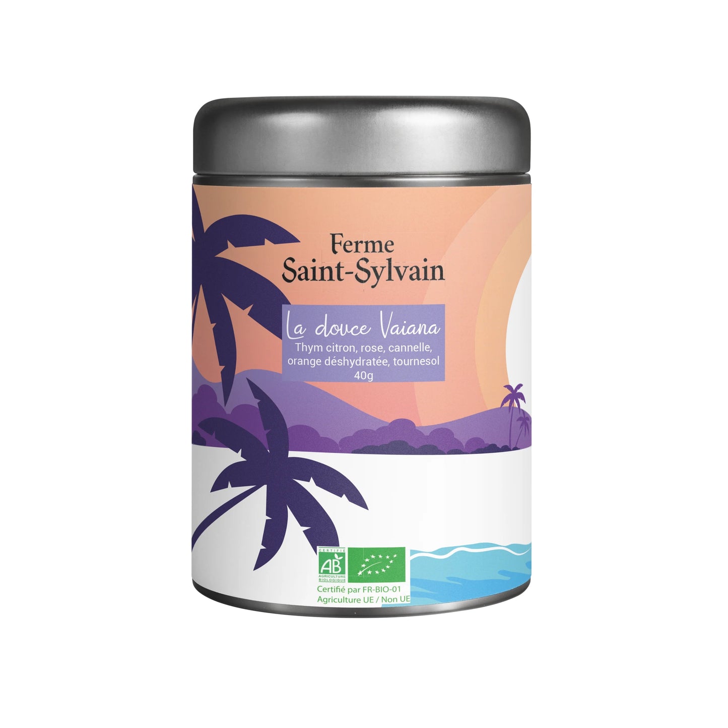 Tisane La Douce Vaiana Bio – Infusion florale aux notes chaudes et exotiques - 40g