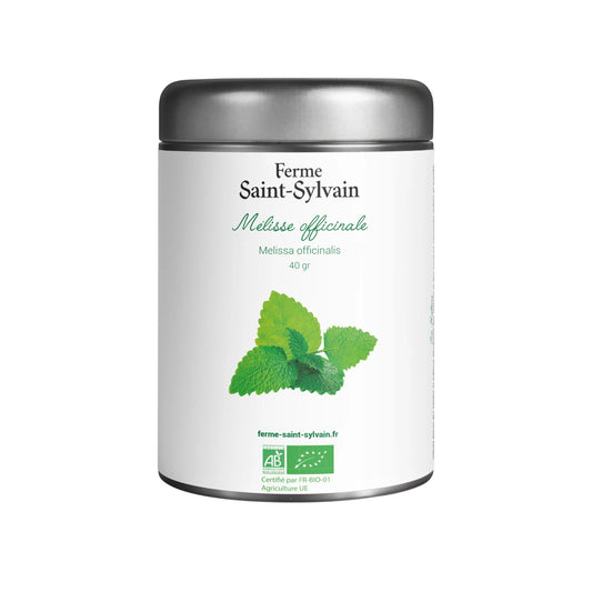 Tisane de Mélisse Bio – Feuilles - Boîte 40g