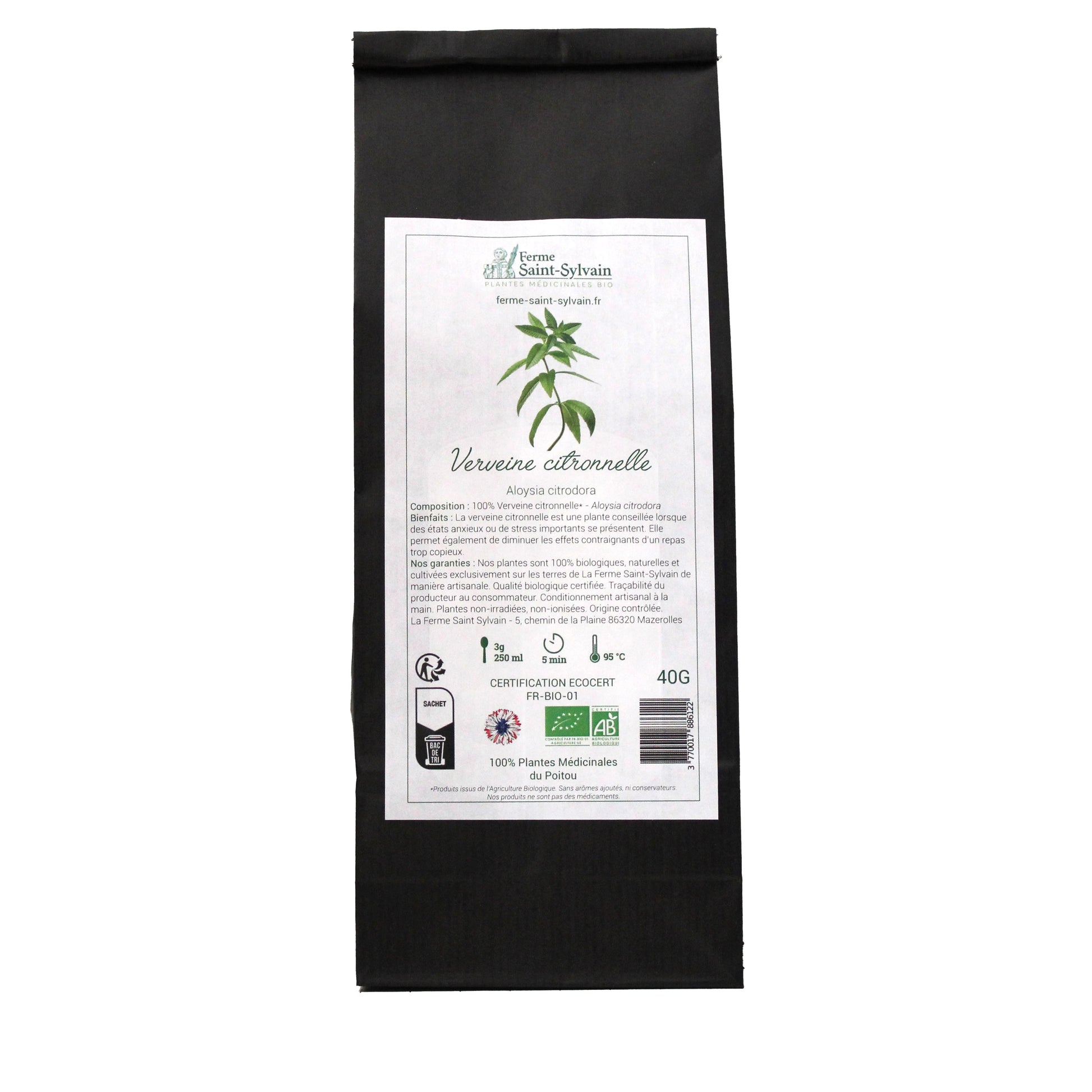Tisane de Verveine Citronnelle Bio