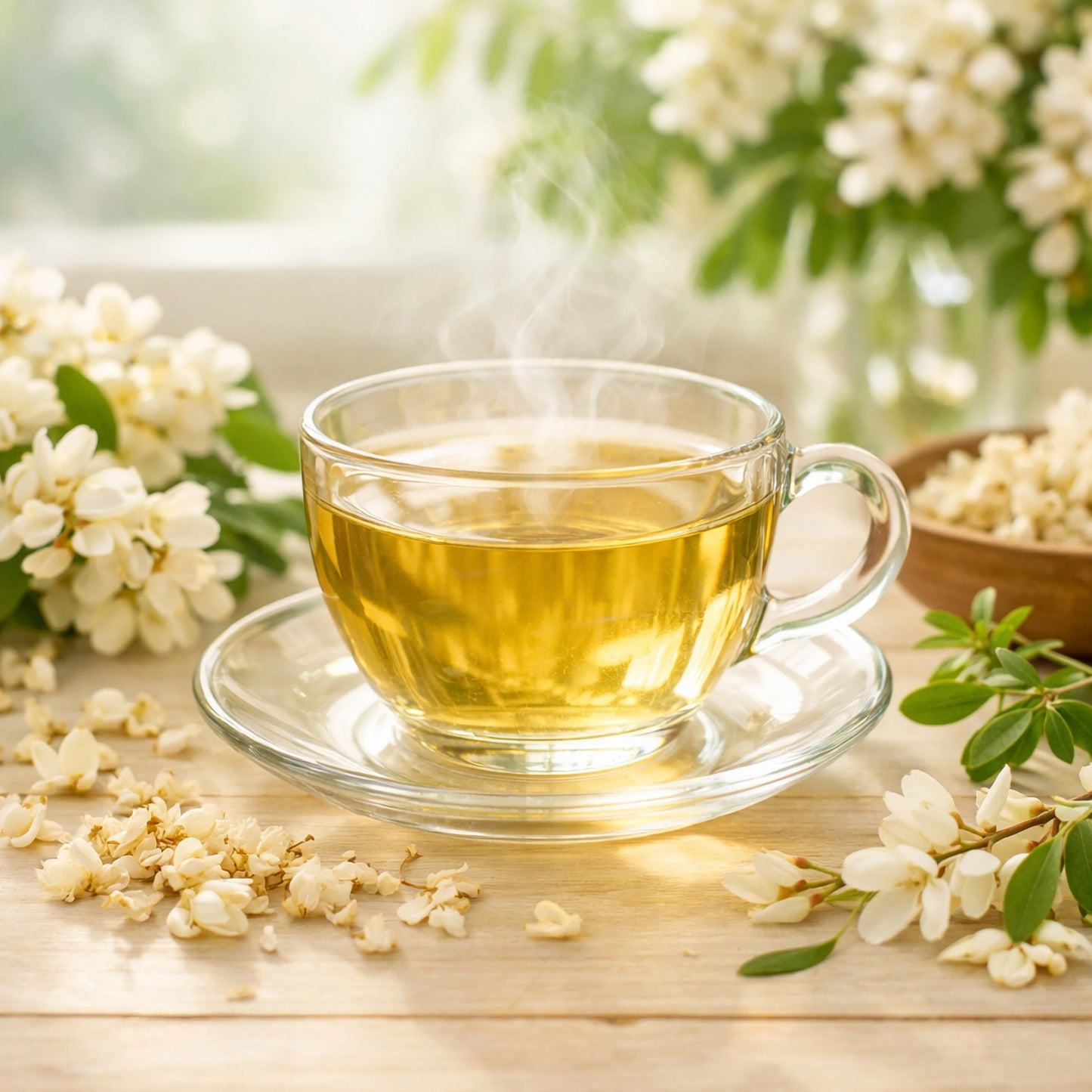 Tisane d’Acacia Bio – Fleurs séchées pour infusion délicate - Sachet 20g