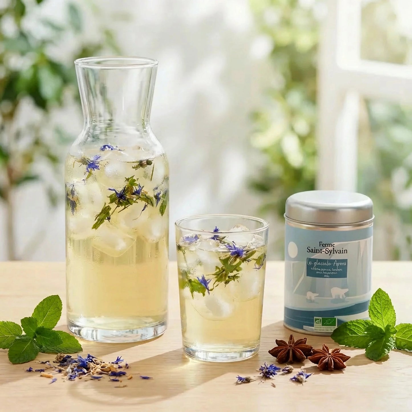 Tisane La glaciale Aponi Bio – Infusion fraîche et épicée | Ferme Saint-Sylvain - 40g