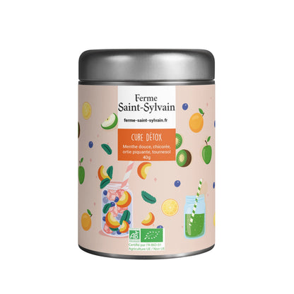 Tisane Cure Détox – Infusion bio aromatique naturelle - 40g
