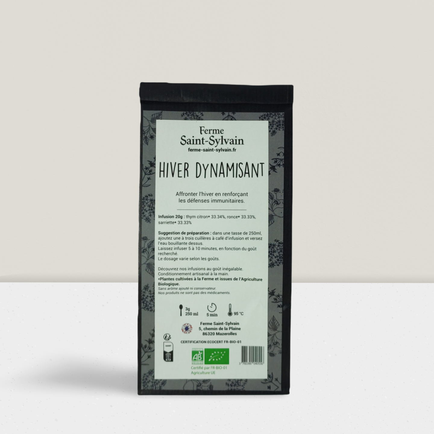 Hiver dynamisant - Tisane bio - Sachet 20g