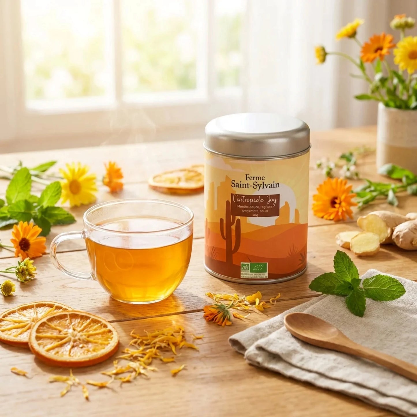 Tisane L'intrépide Joy Bio – Infusion fraîche et épicée aux notes douces et gourmandes - 40g