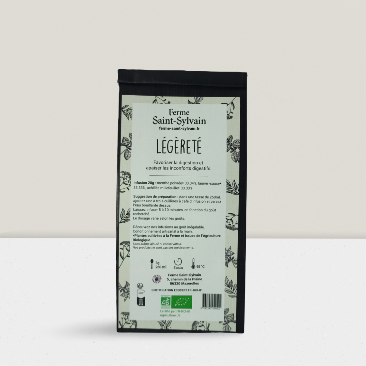 Légèreté - Tisane bio 20g