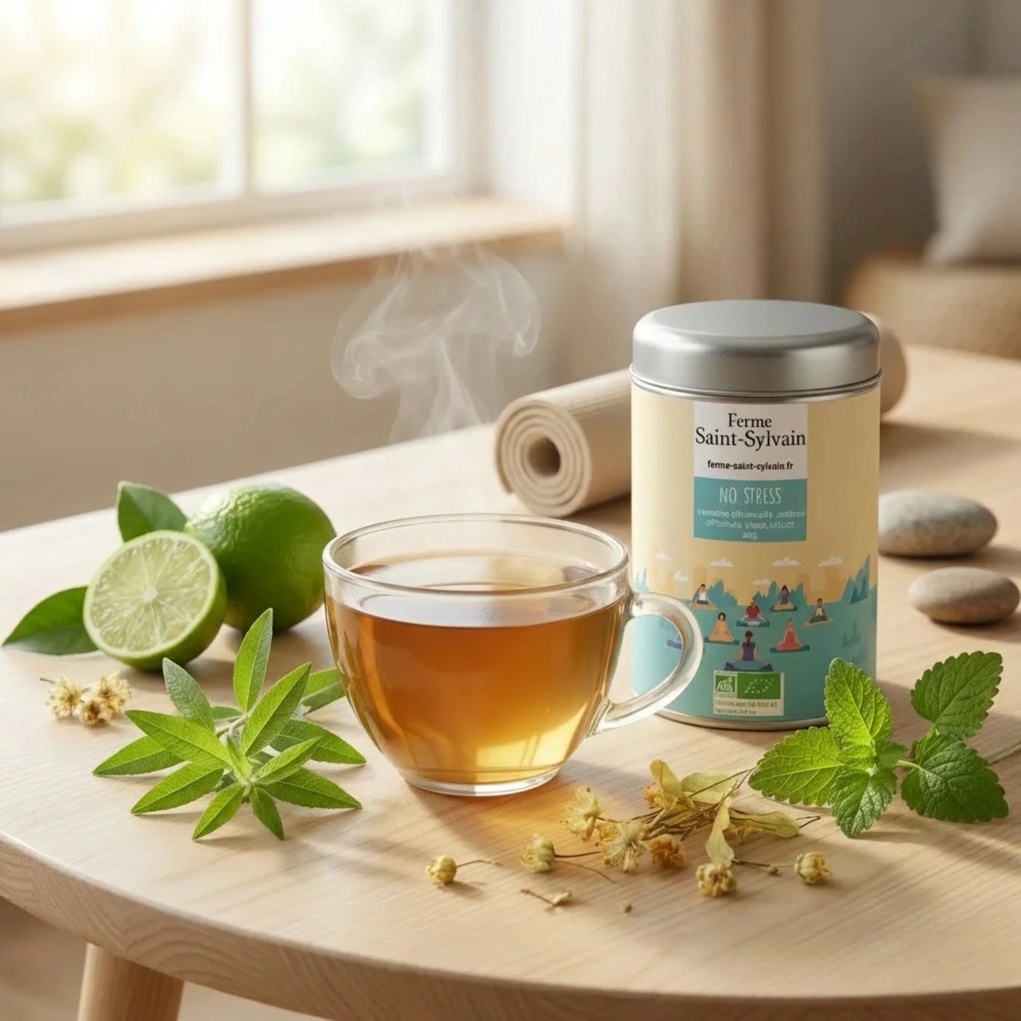 Tisane No stress Bio : verveine, mélisse officinale, tilleul