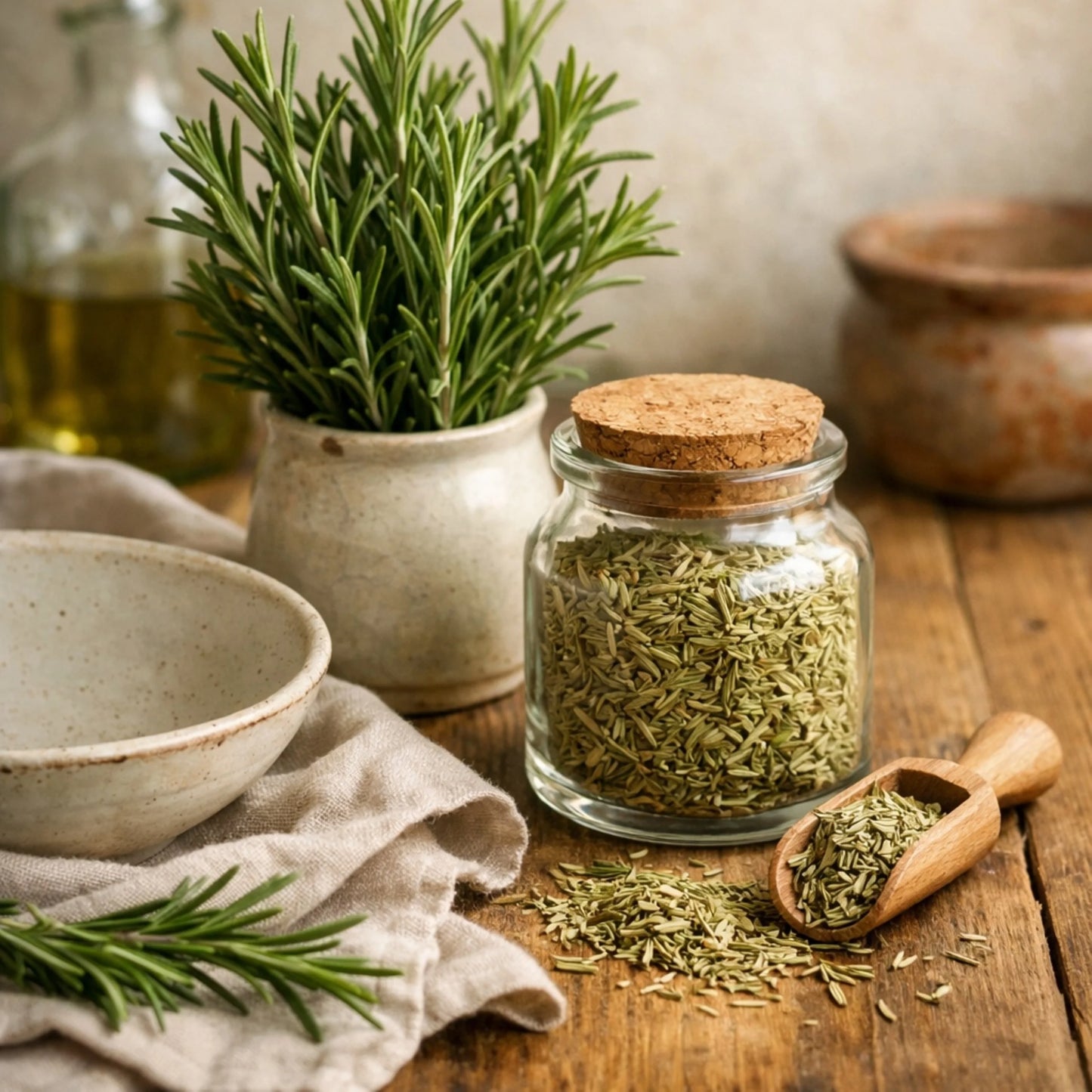 Romarin Bio – Herbe aromatique séchée pour cuisine et aromatisation