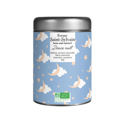 Tisane Douce Nuit Bio – Infusion de plantes apaisantes