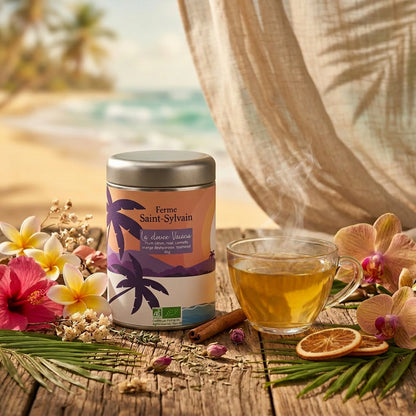 Tisane La Douce Vaiana Bio – Infusion florale aux notes chaudes et exotiques - 40g