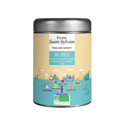 Tisane No Stress Bio – Infusion végétale douce & aromatique - 40g