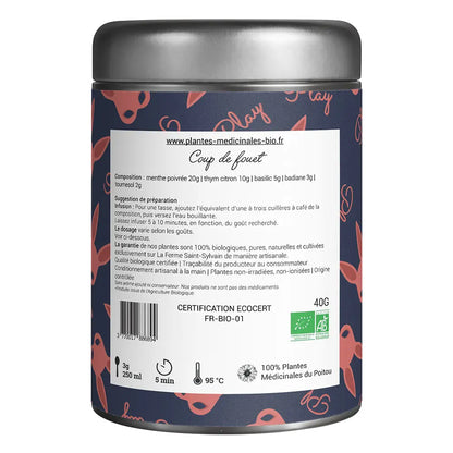 Tisane Coup de fouet Bio