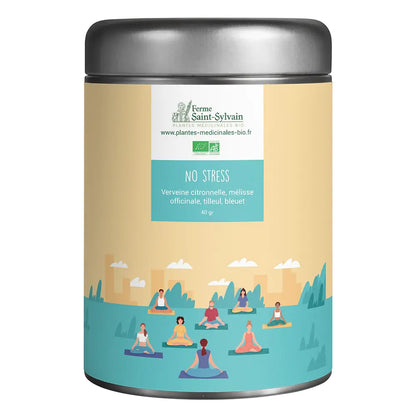 Tisane No stress Bio : verveine, mélisse officinale, tilleul